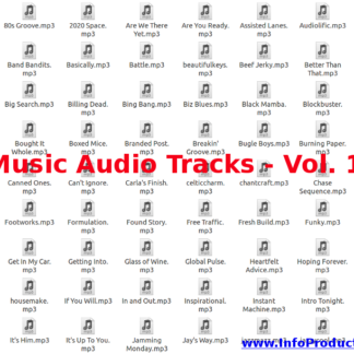 Music Audio Tracks - Volumen 1