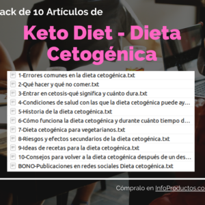 Pack-10Articulos--KetoDiet-DietaCetogenica-InfoProductos.com